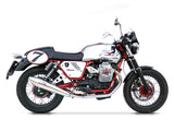 ZARD Moto Guzzi V7 Café Racer (09/12) Double Slip-on Exhaust "Conical" – Accessories in the 2WheelsHero Motorcycle Aftermarket Accessories and Parts Online Shop