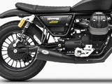 ZARD Moto Guzzi V9 Bobber / V9 Roamer (16/19) Double Slip-on Exhaust "Big" – Accessories in the 2WheelsHero Motorcycle Aftermarket Accessories and Parts Online Shop