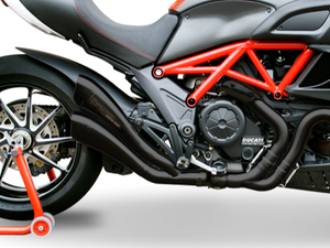 HP CORSE Ducati Diavel Dual Slip-on Exhaust "Hydroform Evolution Black" (EU homologated) – Accessories in the 2WheelsHero Motorcycle Aftermarket Accessories and Parts Online Shop