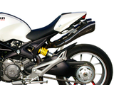 HP CORSE Ducati Monster 1100/796/696 Dual Slip-on Exhaust "Hydroform Black" (EU homologated) – Accessories in the 2WheelsHero Motorcycle Aftermarket Accessories and Parts Online Shop