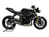 HP CORSE Triumph Street Triple (13/16) Slip-on Exhaust "Hydroform Satin" (EU homologated) – Accessories in the 2WheelsHero Motorcycle Aftermarket Accessories and Parts Online Shop