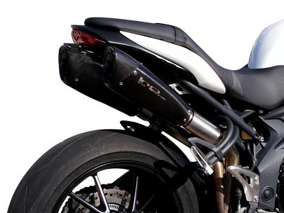 HP CORSE Triumph Speed Triple 1050 (11/15) Dual Slip-on Exhaust 