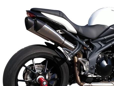 HP CORSE Triumph Speed Triple 1050 (11/15) Dual Slip-on Exhaust 