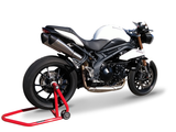 HP CORSE Triumph Speed Triple 1050 (11/15) Dual Slip-on Exhaust "Evoxtreme Satin" (EU homologated) – Accessories in the 2WheelsHero Motorcycle Aftermarket Accessories and Parts Online Shop