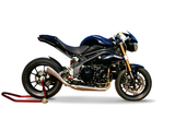 HP CORSE Triumph Speed Triple 1050 (11/15) Slip-on Exhaust "Hydroform Satin" (EU homologated) – Accessories in the 2WheelsHero Motorcycle Aftermarket Accessories and Parts Online Shop