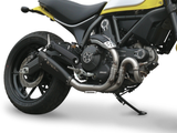 HP CORSE Ducati Scrambler 800 (2015+) Slip-on Exhaust "Evoxtreme 260 Black" (EU homologated) – Accessories in the 2WheelsHero Motorcycle Aftermarket Accessories and Parts Online Shop