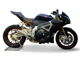 HP CORSE Aprilia Tuono V4 (11/14) Slip-on Exhaust "Hydroform Satin" (EU homologated) – Accessories in the 2WheelsHero Motorcycle Aftermarket Accessories and Parts Online Shop