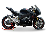 HP CORSE Aprilia Tuono V4 (11/14) Slip-on Exhaust "Evoxtreme 310 Satin" (EU homologated) – Accessories in the 2WheelsHero Motorcycle Aftermarket Accessories and Parts Online Shop