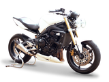 HP CORSE Triumph Street Triple (08/12) Slip-on Exhaust "Evoxtreme Satin" (EU homologated) – Accessories in the 2WheelsHero Motorcycle Aftermarket Accessories and Parts Online Shop