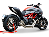 HP CORSE Ducati Diavel Dual Slip-on Exhaust "Hydroform Factory Satin" (racing only) – Accessories in the 2WheelsHero Motorcycle Aftermarket Accessories and Parts Online Shop