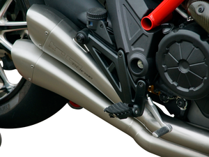 HP CORSE Ducati Diavel Dual Slip-on Exhaust "Hydroform Factory Satin" (racing only) – Accessories in the 2WheelsHero Motorcycle Aftermarket Accessories and Parts Online Shop