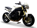 HP CORSE Triumph Speed Triple (05/06) Slip-on Exhaust "Hydroform Inox Satin" (Homologated) – Accessories in the 2WheelsHero Motorcycle Aftermarket Accessories and Parts Online Shop