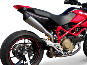 HP CORSE Ducati Hypermotard 1100 Slip-on Exhaust "Evoxtreme 310 Satin" (EU homologated) – Accessories in the 2WheelsHero Motorcycle Aftermarket Accessories and Parts Online Shop