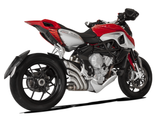 HP CORSE MV Agusta Rivale 800 Slip-on Exhaust "HydroTre Satin" (EU homologated; with stainless steel cover) – Accessories in the 2WheelsHero Motorcycle Aftermarket Accessories and Parts Online Shop