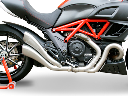 HP CORSE Ducati Diavel Dual Slip-on Exhaust 