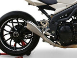 HP CORSE Triumph Speed Triple 1050 (08/10) Slip-on Exhaust "Hydroform Satin" (EU homologated) – Accessories in the 2WheelsHero Motorcycle Aftermarket Accessories and Parts Online Shop