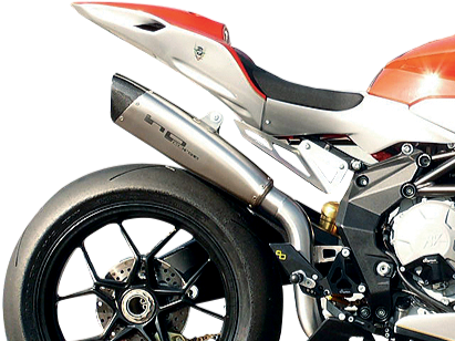 HP CORSE MV Agusta F3 High Position Slip-on Exhaust 