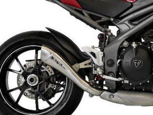 HP CORSE Triumph Speed Triple (16/17) Slip-on Exhaust "Hydroform Satin" (racing) – Accessories in the 2WheelsHero Motorcycle Aftermarket Accessories and Parts Online Shop