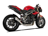 HP CORSE Triumph Speed Triple (16/17) Slip-on Exhaust "Hydroform Satin" (racing) – Accessories in the 2WheelsHero Motorcycle Aftermarket Accessories and Parts Online Shop