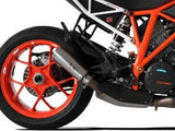 HP CORSE KTM 1290 Super Duke R (14/16) Slip-on Exhaust "GP-07 Satin with Wire Mesh" (racing) – Accessories in the 2WheelsHero Motorcycle Aftermarket Accessories and Parts Online Shop