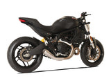 HP CORSE Ducati Monster 797 Slip-on Exhaust "GP-07 Satin Short" (racing; with wire mesh) – Accessories in the 2WheelsHero Motorcycle Aftermarket Accessories and Parts Online Shop