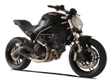 HP CORSE Ducati Monster 797 Slip-on Exhaust "GP-07 Black Short" (racing; with wire mesh) – Accessories in the 2WheelsHero Motorcycle Aftermarket Accessories and Parts Online Shop