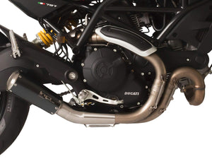 HP CORSE Ducati Monster 797 Slip-on Exhaust "GP-07 Black Short" (racing; with wire mesh) – Accessories in the 2WheelsHero Motorcycle Aftermarket Accessories and Parts Online Shop