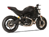 HP CORSE Ducati Monster 797 Slip-on Exhaust "GP-07 Black Short" (racing; with wire mesh) – Accessories in the 2WheelsHero Motorcycle Aftermarket Accessories and Parts Online Shop