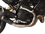 HP CORSE Ducati Monster 797 Slip-on Exhaust "GP-07 Black Short" (racing; with aluminum ring) – Accessories in the 2WheelsHero Motorcycle Aftermarket Accessories and Parts Online Shop