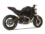 HP CORSE Ducati Monster 797 Slip-on Exhaust "GP-07 Black Short" (racing; with aluminum ring) – Accessories in the 2WheelsHero Motorcycle Aftermarket Accessories and Parts Online Shop