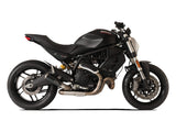 HP CORSE Ducati Monster 797 Slip-on Exhaust "GP-07 Black" (racing; with aluminum ring) – Accessories in the 2WheelsHero Motorcycle Aftermarket Accessories and Parts Online Shop