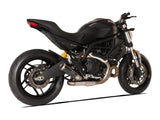 HP CORSE Ducati Monster 797 Slip-on Exhaust "GP-07 Black" (racing; with aluminum ring) – Accessories in the 2WheelsHero Motorcycle Aftermarket Accessories and Parts Online Shop