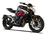 HP CORSE MV Agusta Brutale / Dragster 800 (16/18) Slip-on Exhaust "HydroTre Black" (racing; with carbon cover) – Accessories in the 2WheelsHero Motorcycle Aftermarket Accessories and Parts Online Shop