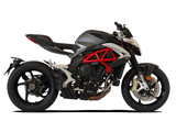 HP CORSE MV Agusta Brutale / Dragster 800 (16/18) Slip-on Exhaust "HydroTre Black" (racing; with carbon cover) – Accessories in the 2WheelsHero Motorcycle Aftermarket Accessories and Parts Online Shop