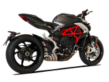 HP CORSE MV Agusta Brutale / Dragster 800 (16/18) Slip-on Exhaust "HydroTre Satin" (racing; with carbon cover) – Accessories in the 2WheelsHero Motorcycle Aftermarket Accessories and Parts Online Shop