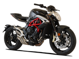 HP CORSE MV Agusta Brutale / Dragster 800 (16/18) Slip-on Exhaust "HydroTre Satin" (racing; with stainless steel cover) – Accessories in the 2WheelsHero Motorcycle Aftermarket Accessories and Parts Online Shop