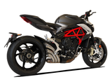 HP CORSE MV Agusta Brutale / Dragster 800 (16/18) Slip-on Exhaust "HydroTre Satin" (racing; with stainless steel cover) – Accessories in the 2WheelsHero Motorcycle Aftermarket Accessories and Parts Online Shop