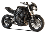 HP CORSE Triumph STREET TRIPLE 765 Slip-on Exhaust "Evoxtreme Black 310 mm" (racing) – Accessories in the 2WheelsHero Motorcycle Aftermarket Accessories and Parts Online Shop