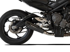 HP CORSE Triumph STREET TRIPLE 765 Slip-on Exhaust "Evoxtreme Black 310 mm" (racing) – Accessories in the 2WheelsHero Motorcycle Aftermarket Accessories and Parts Online Shop