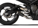 HP CORSE Triumph STREET TRIPLE 765 Slip-on Exhaust "GP-07 Black with Wire Mesh" (racing) – Accessories in the 2WheelsHero Motorcycle Aftermarket Accessories and Parts Online Shop