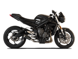 HP CORSE Triumph STREET TRIPLE 765 Slip-on Exhaust "GP-07 Black with Wire Mesh" (racing) – Accessories in the 2WheelsHero Motorcycle Aftermarket Accessories and Parts Online Shop