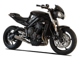 HP CORSE Triumph STREET TRIPLE 765 Slip-on Exhaust "GP-07 Satin with Aluminum Ring" (racing) – Accessories in the 2WheelsHero Motorcycle Aftermarket Accessories and Parts Online Shop