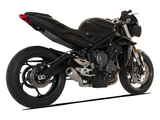 HP CORSE Triumph STREET TRIPLE 765 Slip-on Exhaust "GP-07 Satin with Aluminum Ring" (racing) – Accessories in the 2WheelsHero Motorcycle Aftermarket Accessories and Parts Online Shop