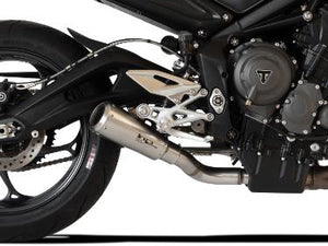 HP CORSE Triumph STREET TRIPLE 765 Slip-on Exhaust "GP-07 Satin with Wire Mesh" (racing) – Accessories in the 2WheelsHero Motorcycle Aftermarket Accessories and Parts Online Shop