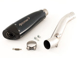 HP CORSE Aprilia Tuono V4 (11/14) Slip-on Exhaust "Evoxtreme 310 Black" (EU homologated) – Accessories in the 2WheelsHero Motorcycle Aftermarket Accessories and Parts Online Shop