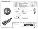 HP CORSE Ducati Diavel Dual Slip-on Exhaust "Hydroform Evolution Black" (EU homologated) – Accessories in the 2WheelsHero Motorcycle Aftermarket Accessories and Parts Online Shop