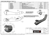 HP CORSE Kawasaki Z750 (07/12) Slip-on Exhaust "Hydroform Black" (EU homologated) – Accessories in the 2WheelsHero Motorcycle Aftermarket Accessories and Parts Online Shop