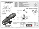 HP CORSE Honda VFR800X Crossrunner (11/14) Slip-on Exhaust "Hydroform Black" (EU homologated) – Accessories in the 2WheelsHero Motorcycle Aftermarket Accessories and Parts Online Shop