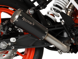 HP CORSE KTM 390 Duke (13/16) Slip-on Exhaust "GP-07 Black with Wire Mesh" (racing) – Accessories in the 2WheelsHero Motorcycle Aftermarket Accessories and Parts Online Shop