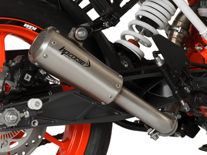 HP CORSE KTM 390 Duke (13/16) Slip-on Exhaust "GP-07 Satin with Wire Mesh" (racing) – Accessories in the 2WheelsHero Motorcycle Aftermarket Accessories and Parts Online Shop